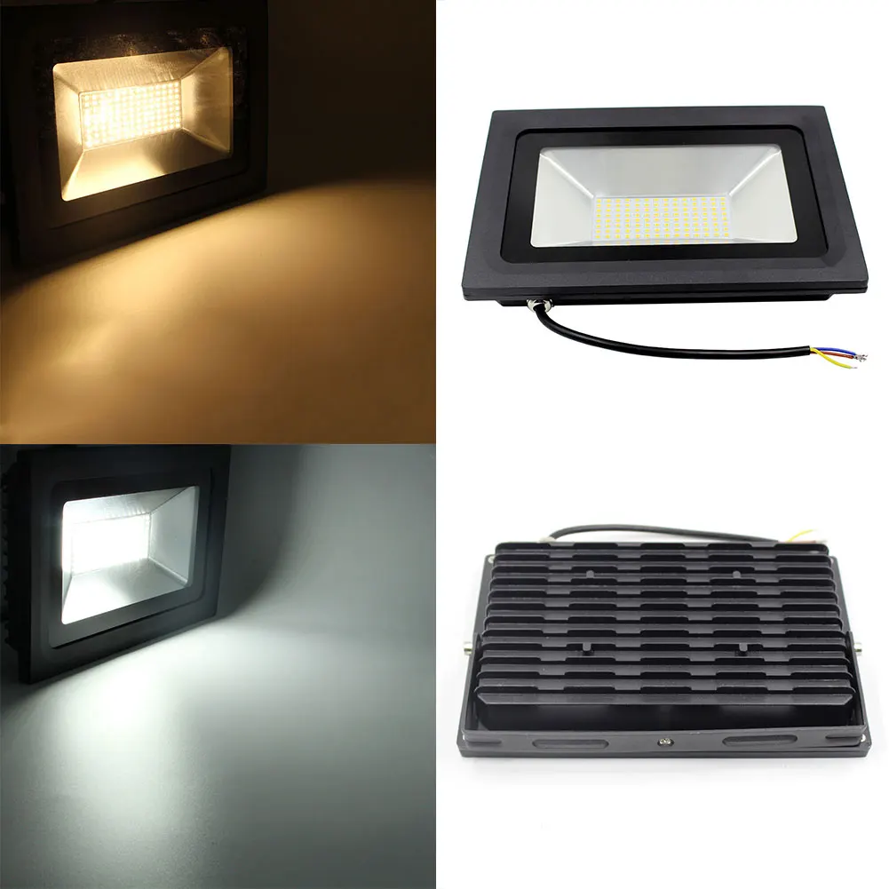 Ультра тонкий 60W открытый сад 112LED прожектор водонепроницаемый настенный светильник