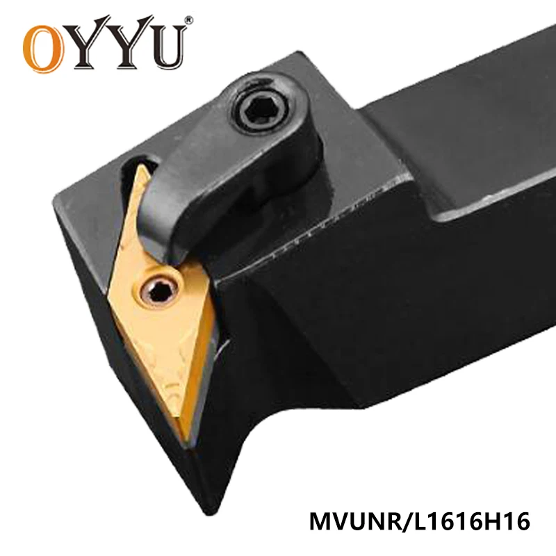 OYYU MVUNR1616 Turning Tool Holder MVUNR MVUNR1616H16 MVUNL1616H16 Carbide Inserts VNMG160404 Boring Bar CNC Lathe Tool Holder