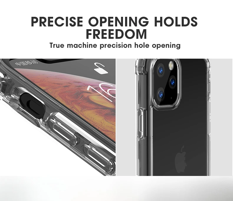 Мягкий силиконовый чехол-бампер с подушкой безопасности для IPhone X10, 6, 6s plus, прозрачный чехол для IPhone 11 Pro, XS, Max, чехол для IPhone XR, 8, 7, 6s