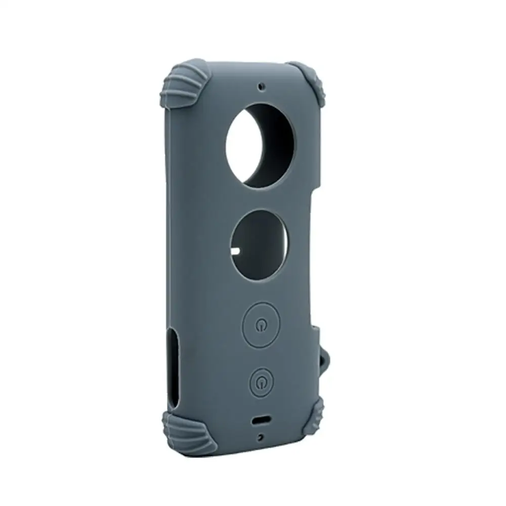 Силиконовый защитный чехол для Insta 360 ONE X защита от падения против царапин аксессуары для экшн камеры#1024 - Цвет: GY