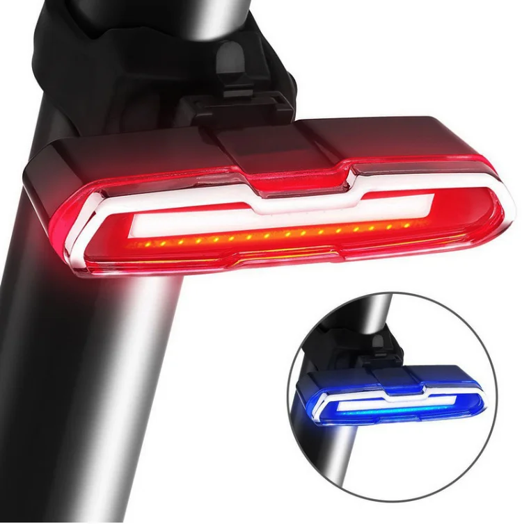 Top Bike Tail Light USB Rechargeable 168Lumens Ultra Bright Bicycle Rear Light LED Waterproof 5 Modes Cycling Taillight For Bicycle 1