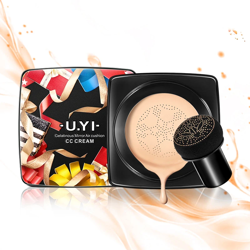 

Mushroom Air Cushion Bb Cream Moisturizing Cover Blemishes Even Skin Tone Bb Cream Makeup Primer