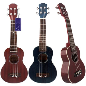 

21 Inch Colorful Ukulele Rosewood Fingerboard 4 Strings Guitar Musical Instrument for Kids Adult Music Beginner