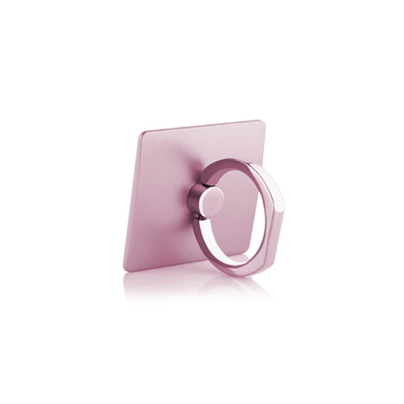 Кронштейн для мобильного телефона, кольцевая Пряжка для мобильного телефона, вращающийся на 360 градусов, держатель для мобильного телефона для iPhone XS samsung s10 - Цвет: Rose-side