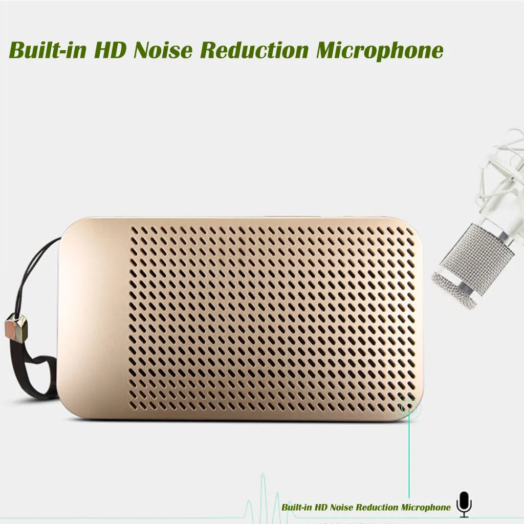 

HIPERDEAL MX7-B wireless outdoor portable ultra-thin Bluetooth speaker, mini pocket portable wireless speaker