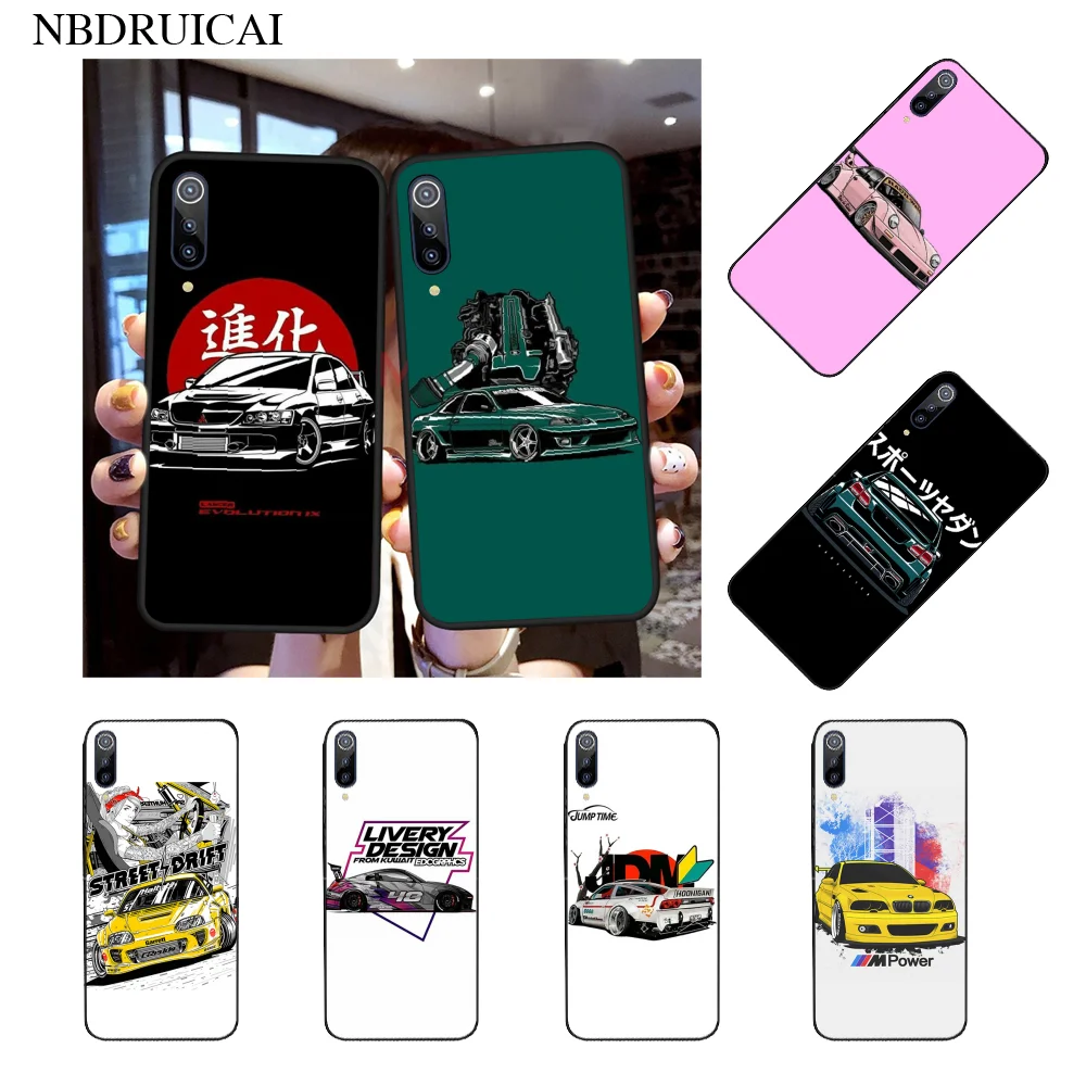 NBDRUICAI спортивный автомобиль дрейф jdm чехол для телефона Обложка vivo v11 Pro 2019 X20 X9 Plus