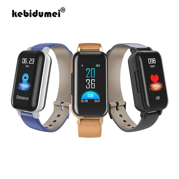 

Fashion Smart Wristband T89 Bluetooth 5.0 Headset Smart Watch Sports Bracelet Heart Rate Monitor Fitness IP67 Waterproof