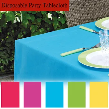 

11 Colors Disposable Party Tablecloth Party Tableware Table Decoration Plastic Tablecover Table Accessories Table Cover