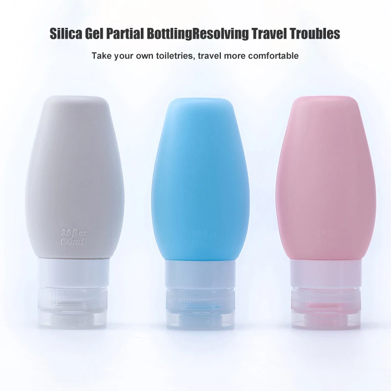 

Travel Bottles Leakproof Silicone Refillable Travel Containers for Shampoo ---MS