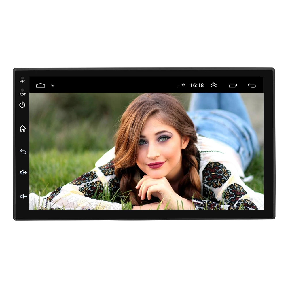 

7 Inch for Android 8.1 System 16G Memory Touched Screen HD Car Bt MP5 Player Universal GPS Navigation WIFI