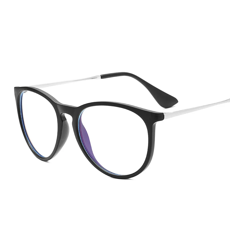 Iboode женские компьютерные очки круглые прозрачные очки мужские оправа для очков, оптика De Grau Модные прозрачные линзы анти синий луч - Цвет оправы: C2