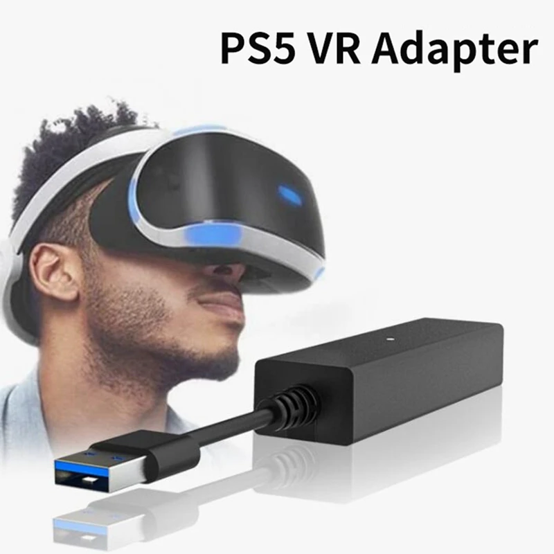 For PS5 VR Aadapter PS4 Camera Cable Connector for the PS4's VR to be  played on the PS5 using the PlayStation 4's camera