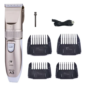 

Adult Children's Haircut Rechargeable 0.8-2mm Professional Electric Hair Clipper Electric Haircut Titanium Ceramic Hair Clipper