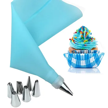 

Pastry Tips Cream Cake Decorating Tools Plastic Nozzle Converter Nozzle Sets Kitchen Accessories Stainless Steel DIY Reusable