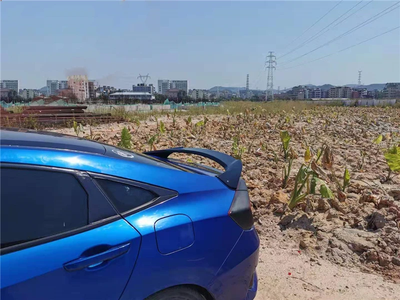 Используется для Honda civic спойлер год ABS Материал заднее крыло автомобиля с цветным GT стиль аксессуары автомобиля refitt