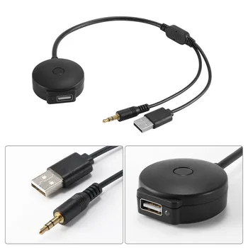 

New 3.5mm AUX USB Cable Bluetooth 4.0 Music Adapter Wireless For BMW Mini Cooper