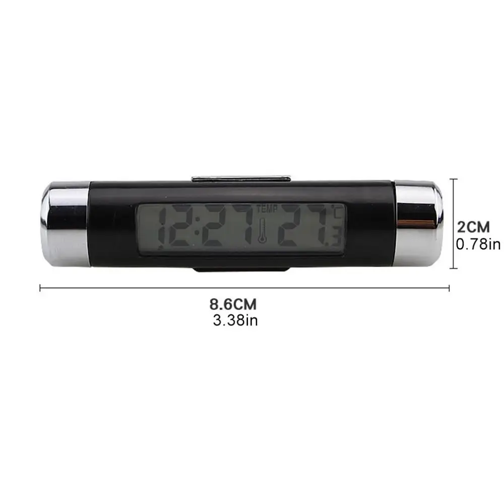 LCD Car Clock Thermometer Automotive Digital Backlight Clock Monitor Clip-on Truck Car Electronic Clock Thermometer LCD Car Clock Thermometer Automotive Digital Backlight Clock Monitor Clip-on Truck Car Electronic Clock Thermometer