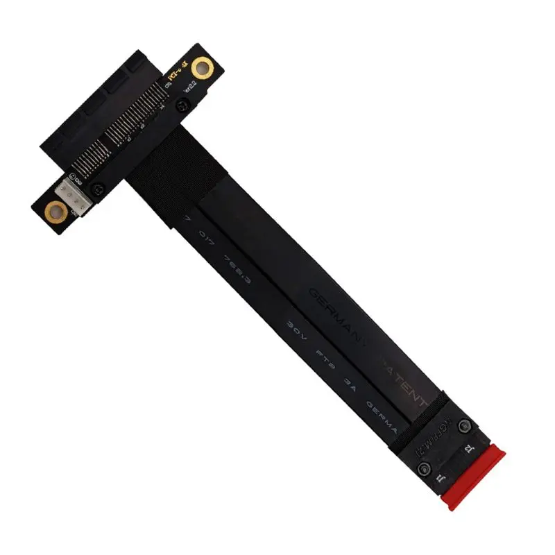 

1 pc Riser PCIe x4 3.0 PCI-E 4x To M.2 NVMe M Key 2280 Riser Card Gen3.0 Cable M2 Key-M PCI-Express Extension cord 32G/bps