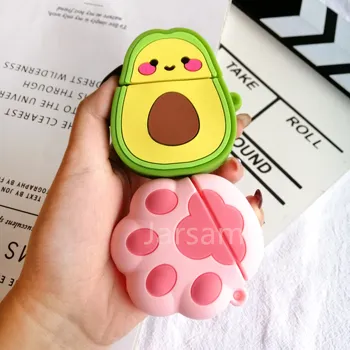 

Soft Cat paw Silicone Cases For Apple Airpods 1/2 Protective Bluetooth Wireless Earphone Cover For Apple Air Pods Charging Box B