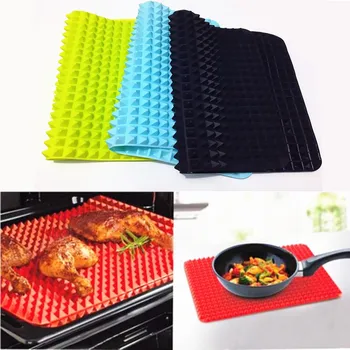 

40x27cm Pyramid Bakeware Pan 4 Color Nonstick Silicone Baking Mats Pads Moulds Cooking Mat Oven Baking Tray Sheet Kitchen Tools