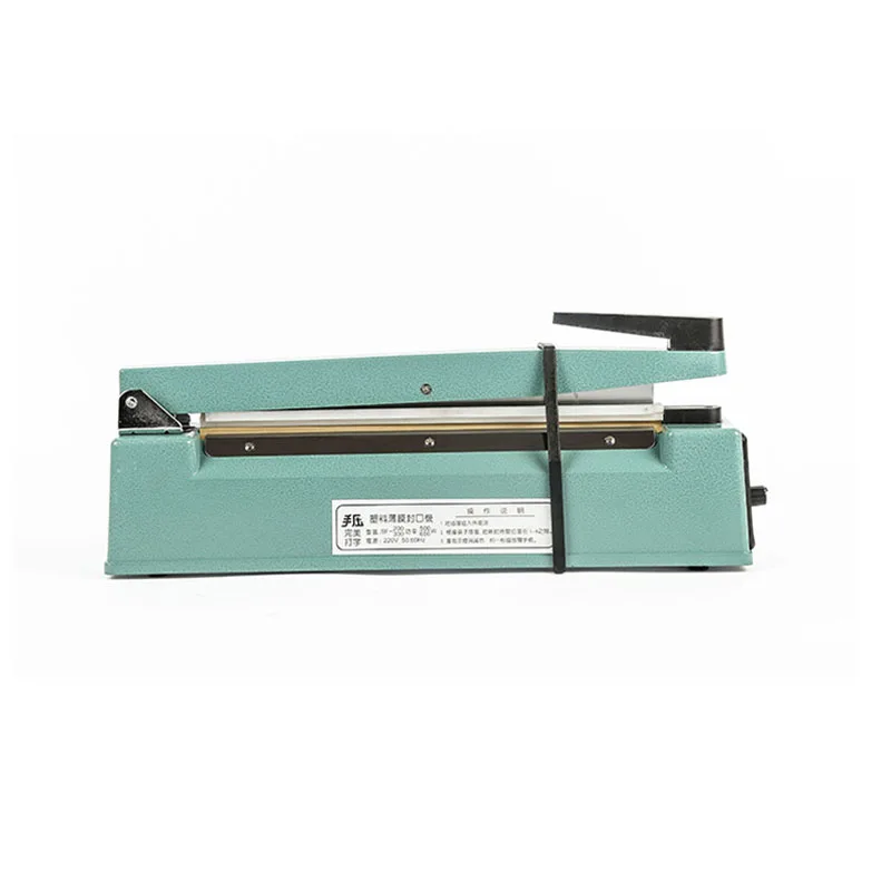 220 В 300 мм ручной импульсный упаковщик, термозапечатывающий пластиковый пакет, уплотнитель, запайки(SF-300) Алюминиевый корпус