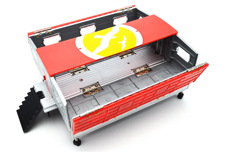 Cadeve Alloy Caravan Model 1: 50 Single Layer Travel Caravan Foldable Transformation Children Toy Car