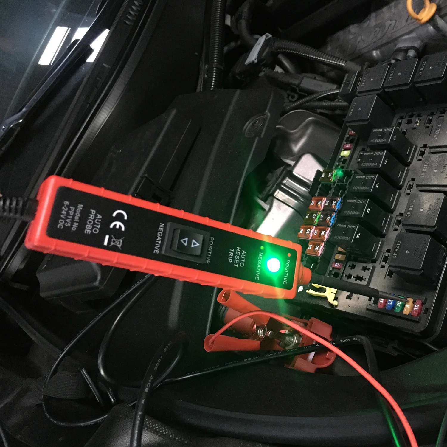 6-24V Electrical Circuit Tester Car Power Probe for Fuse Relay Circuit Tracker Truck Trailer Motorcycle Diagnostic Tool