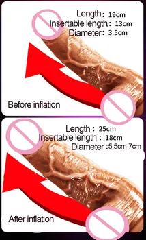 Horse Big Dildo Enlargement Inflatable Dildos Vagina Stimulation Intimate Goods G Spot Anal Plug Sex Toys for Women Masturbation 5