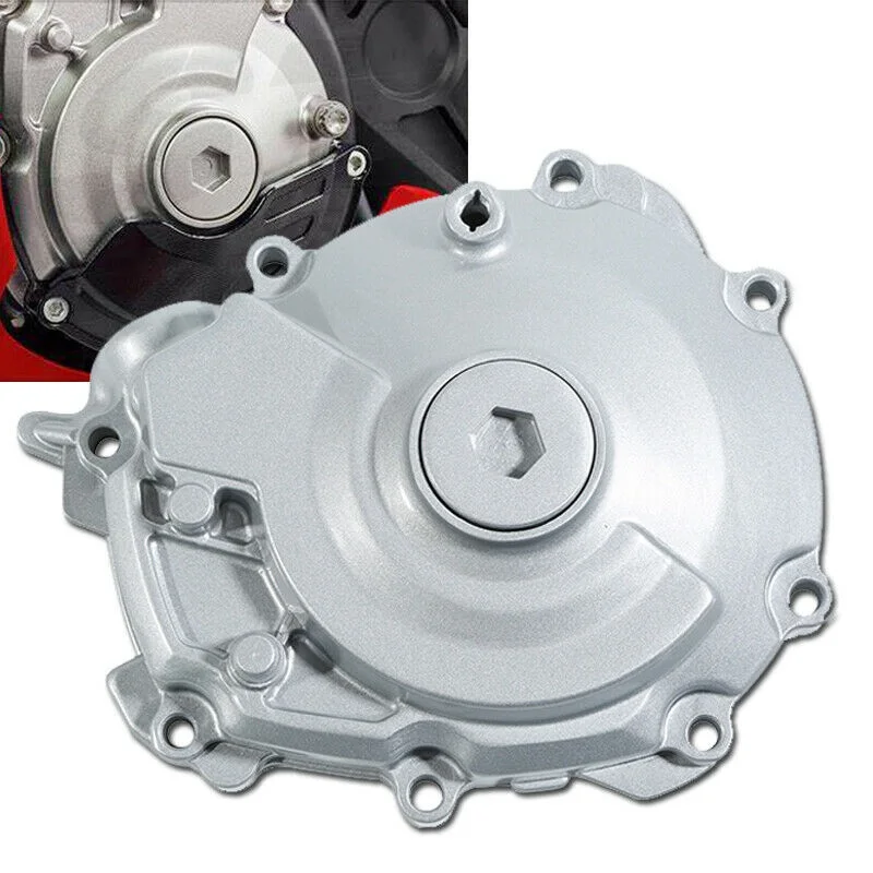 Motorcycle Left Engine Stator Crankcase Crank Case Cover For YAMAHA YZF-R1 YZF R1 2015- 2017 2016 Silver | Автомобили и мотоциклы