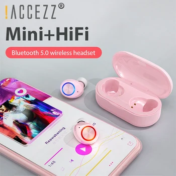

!ACCEZZ TWS True Wireless Earphones Bluetooth Sport Stereo Touch Control Headset With Charge Box Headset For iphone Xiaomi Phone
