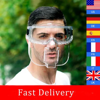 

Protection Goggles Full Face Protection Splash Dust Clear Work Safety Glasses Detachable Goggles Mascarillas Masque Face Masks