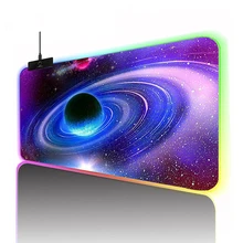 

Starry Sky Rgb Mousepad Gaming Backlit Mat Gamer Keyboard Desk Pad Mouse Mause Pad Led Mouse Mats Xxl Mice Keyboards Computer