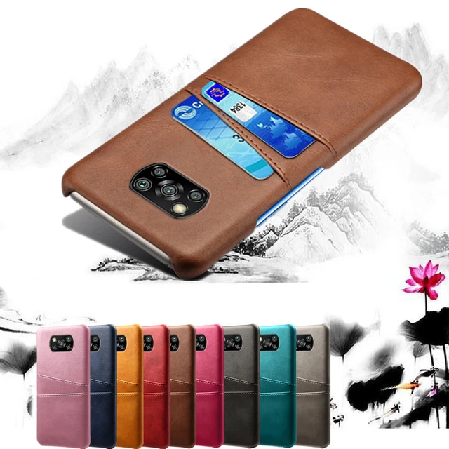 Wallet Credit Card Holder ID Slot Case For Xiaomi Mi Poco X3 Pro Nfc M3 F3