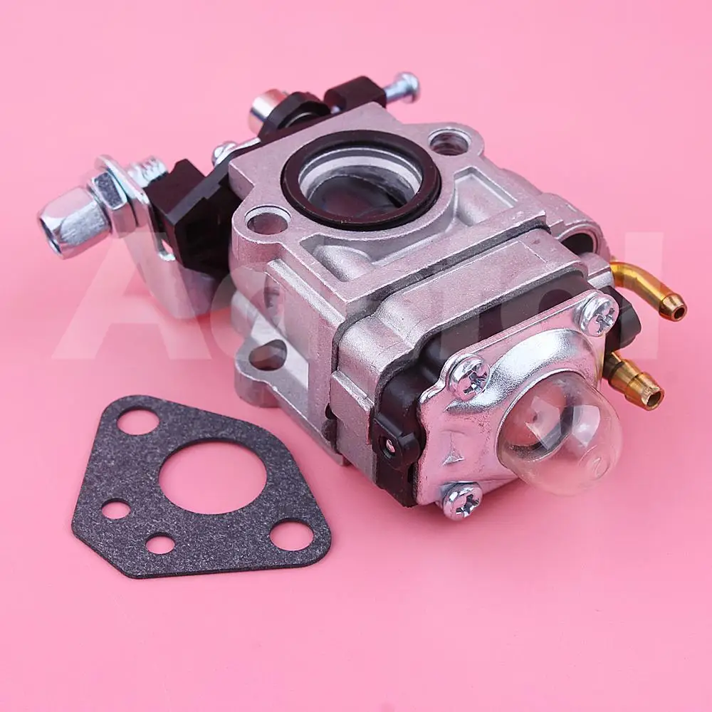 Carburador para desbrozadora con kit de reparación para los modelos MP15,  CG430, CG520, BC430, BC520 de 43 cc y 52 cc, Funciona con gas: :  Jardín