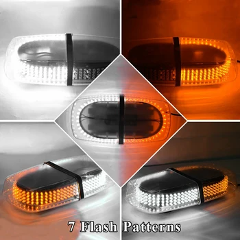 

240 LED Anti Fog Strobe Car Roof Light Wear Resistant Signal Super Bright Warning Suction Cup Led Strong Flash Hanging