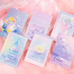 Lot de cartes postales mixtes «Flower fairy», Lot de 30 pièces, joli ensemble de cartes de vœux en papier pour écoliers 