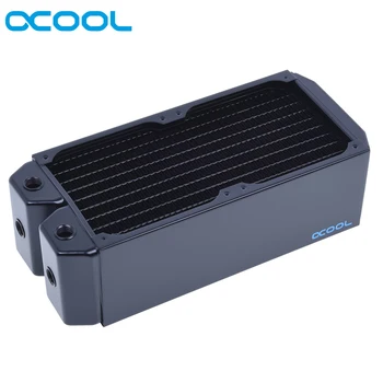 

Original Alphacool NexXxoS Monsta Computer Case Water Cooling 80mm Thickness 240mm Copper Radiator 12cm Fan Heatsink