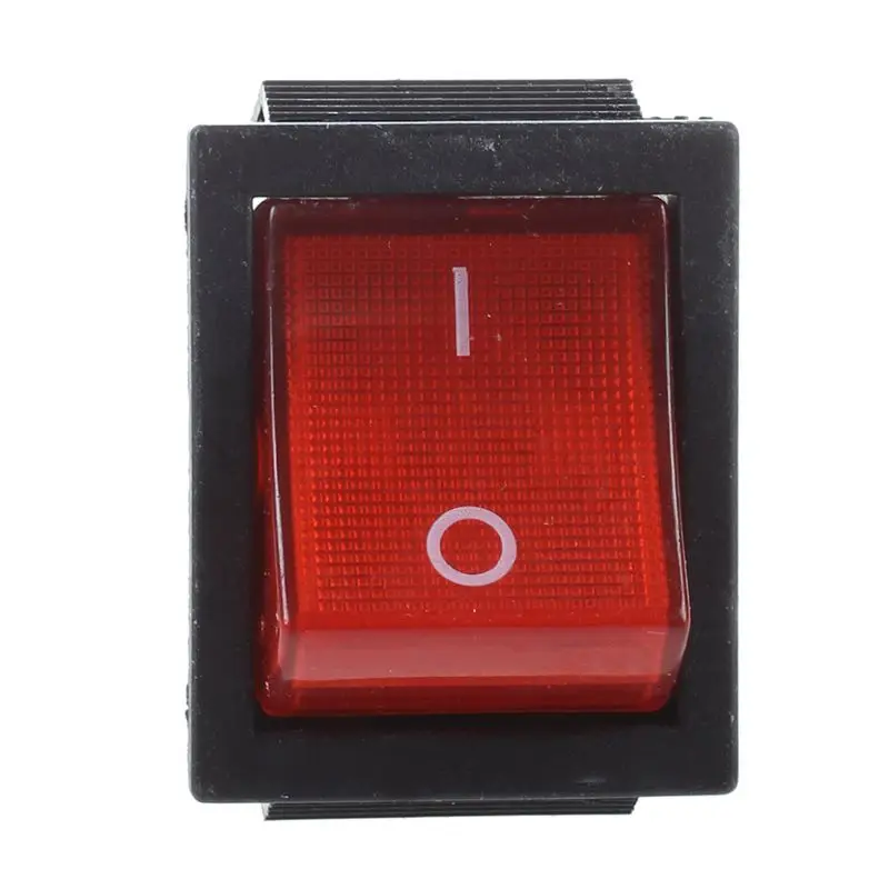 2 предмета KCD4 DPST ВКЛ-ВЫКЛ 4 Pin рокер желобковый выключатель 15A/20A AC 250 V/125 V