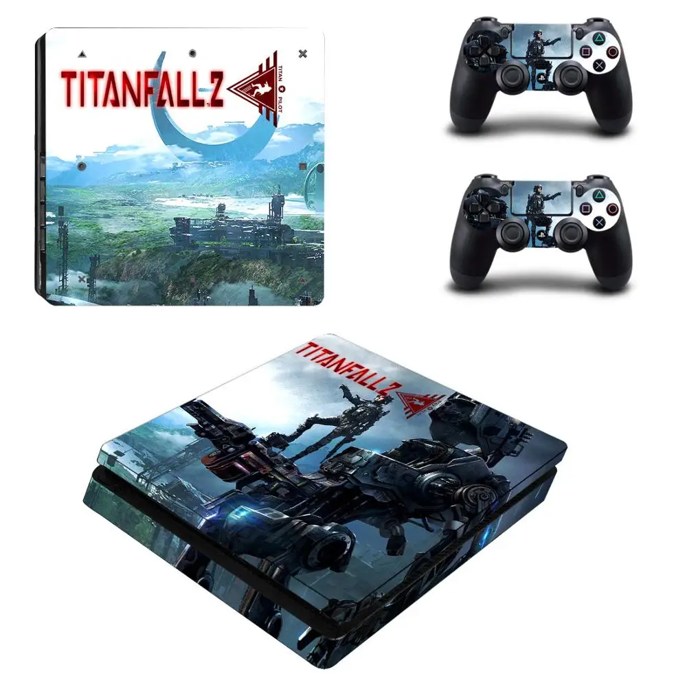 YSP4S-0394 Игра Titanfall PS4 Slim sticker s Play station 4 кожа Наклейка для playstation 4 PS4 Slim консоль и контроллер Скины Виниловые - Цвет: YSP4S-0394