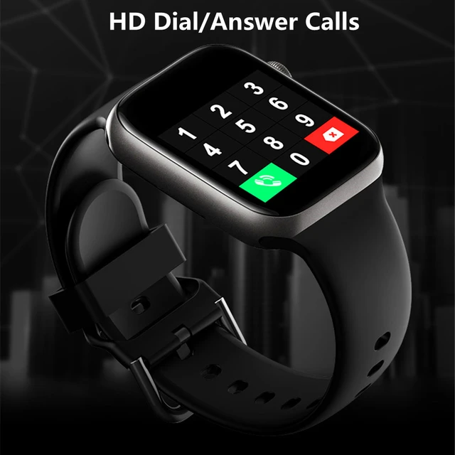 Smart Watch Men Smartwatch Women Dial Call Watch Waterproof Fitness Tracker Music Control 2021 For Iphone Xiaomi Huawei IWO+gift 1