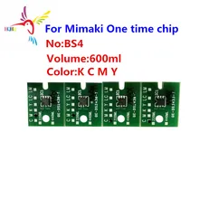 BS4 один раз совместимый чип для mimaki CJV150-75BS CJV150-107BS CJV150-130BS CJV150-160BS BS4 одноразового использования чип 600 мл 4 шт./компл