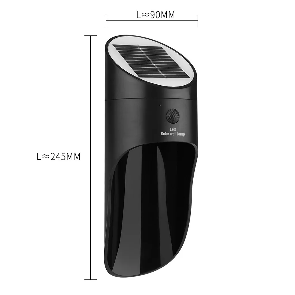 Bzoosio 15LED открытый внутренний двор IP65 Водонепроницаемый солнечный светильник индукция человеческого тела автоматический экологичный Солнечный настенный светильник F1