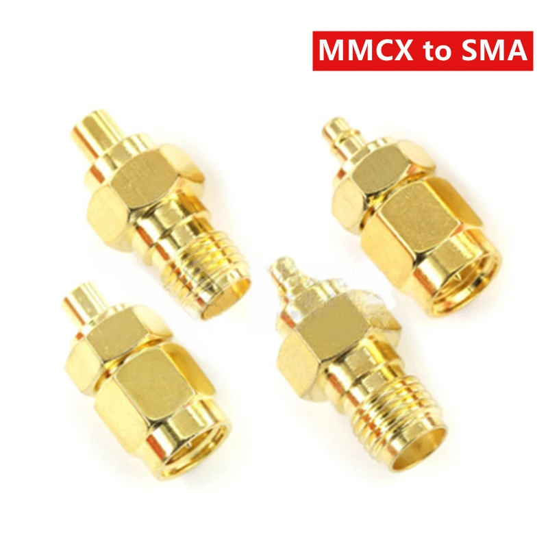 1 Pcs SMA Male Plug to MMCX Female Jack, RF Coaxial Adapter Connector SMA/MMCX-KJ-KK-JJ Male to Female, SMA to MMCX RF Connector