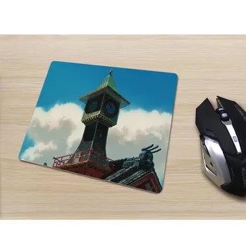 

New Anime Spirited Away Ghibli Miyazaki Building Pads Keyboard Gaming Mouse-Pad Top Selling Wholesale Gaming Mice Mat