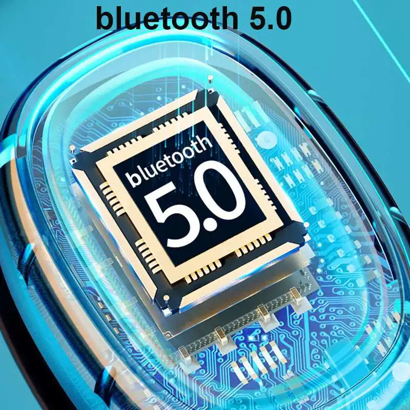 TWS Bluetooth Earphone 5 0 Wireless 9D HIFI Earphone Noise reduction Waterproof Mini In ear Sports Running Headset