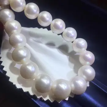 

Fine Jewelry 1030 Natural Fresh Water 11-14mm Edison White Peals Necklaces for Women Fine Pearls Necklaces