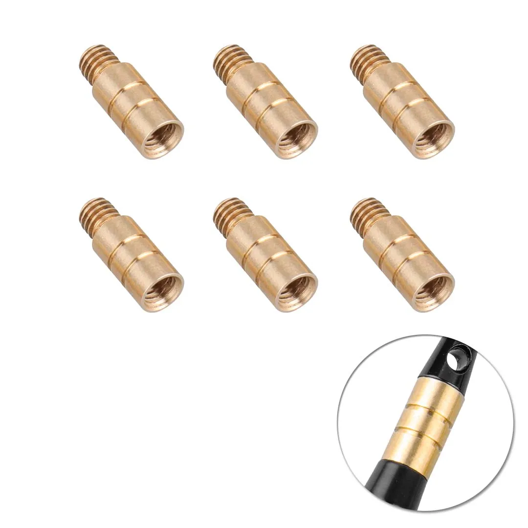 CyeeLife 6pcs Brass Dart Counterweight 2g,2BA Weight Gain Tool Accessories For Soft and Steel Darts