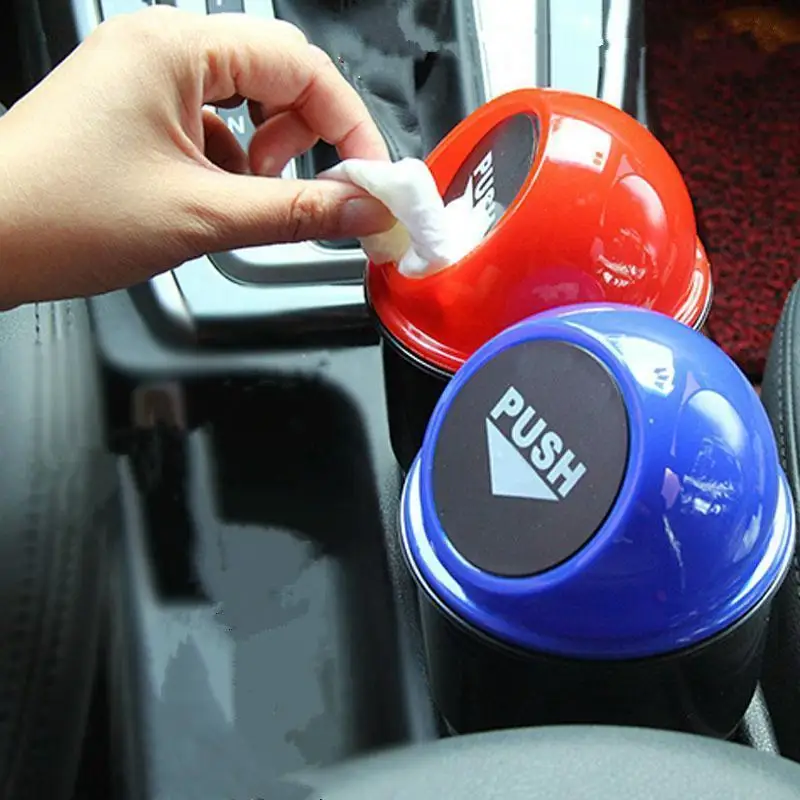 

1Pcs Car trash storage box Organizer for Renault Megane 2 Captur Mitsubishi ASX Jeep Wrangler Peugeot 207 508 Accessories