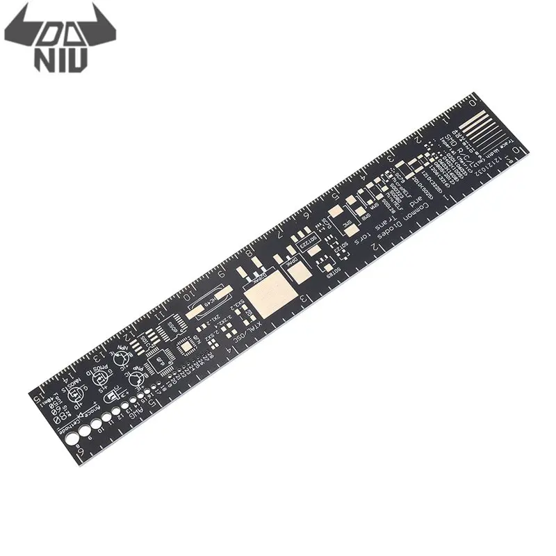DANIU 15 см Многофункциональный PCB линейка измерительный инструмент резистор