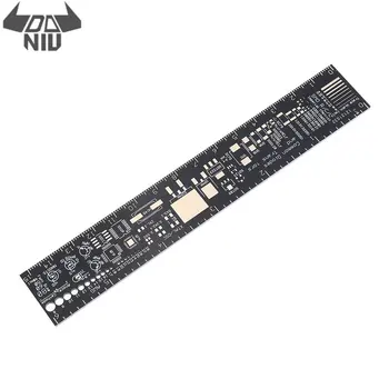 

DANIU 15cm Multifunctional PCB Ruler Measuring Tool Resistor Capacitor Chip IC SMD Diode Transistor Package Electronic Stock